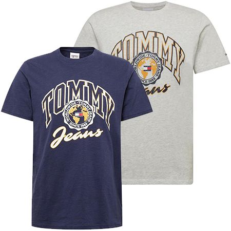 Tommy Jeans College Logo Herren T-Shirt in zwei Farben für je 16,99€ (statt 25€)