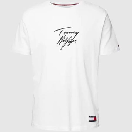 Tommy Hilfiger Herren T-Shirt in Weiß für 24,64€ (statt 32€)