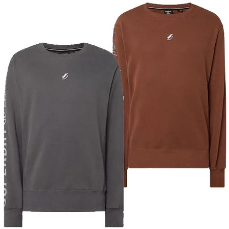 Superdry Code Cl Linear Loose Crew Sweatshirt in 2 Farben für je 29,74€ (statt 41€)