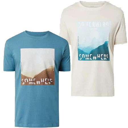 Esprit Herren T Shirt aus Bio Baumwolle in zwei Farben für je 9,99€ (statt 19€)