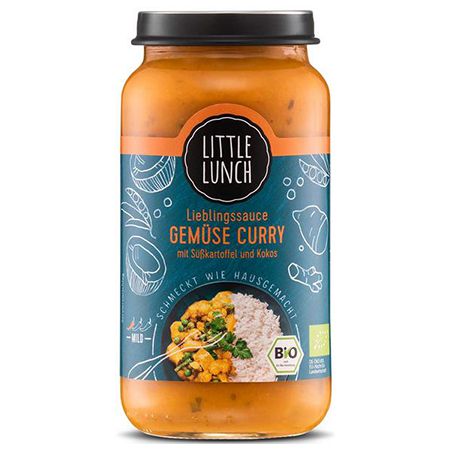 4x Little Lunch Lieblingssauce Bio Gemüse Curry, 250g ab 6,96€ (statt 9€) &#8211; Prime Sparabo