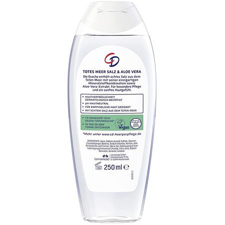 CD Dusche Totes Meer Mineralien Duschgel, 250 ml ab 1,31€ (statt 2€)   Prime Sparabo