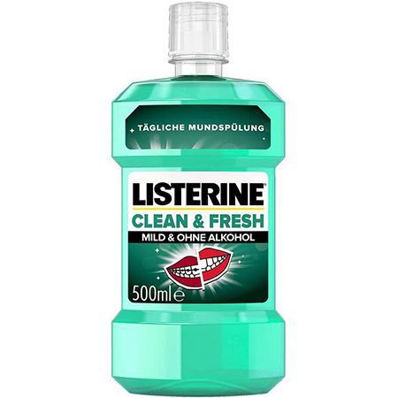 Listerine Clean & Fresh Mundspülung, 500 ml ab 2,71€ (statt 4€)   Prime Sparabo