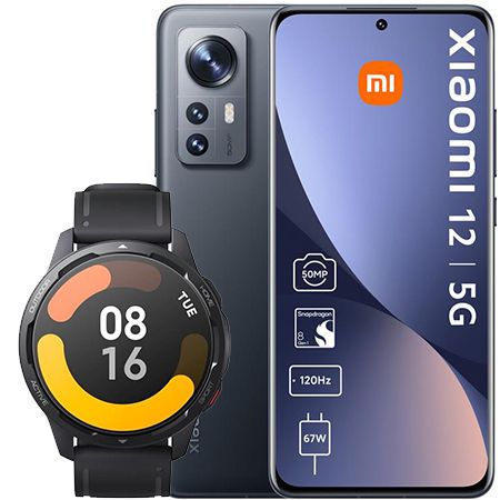 Xiaomi 12 5G mit 256GB + Xiaomi Watch S1 Active für 1€ + o2 Grow Allnet Flat mit 40GB für 44,99€ mtl.