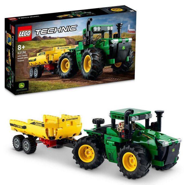 LEGO Technic John Deere 9620R 4WD Traktor (42136) ab 16,99€ (statt 25€)