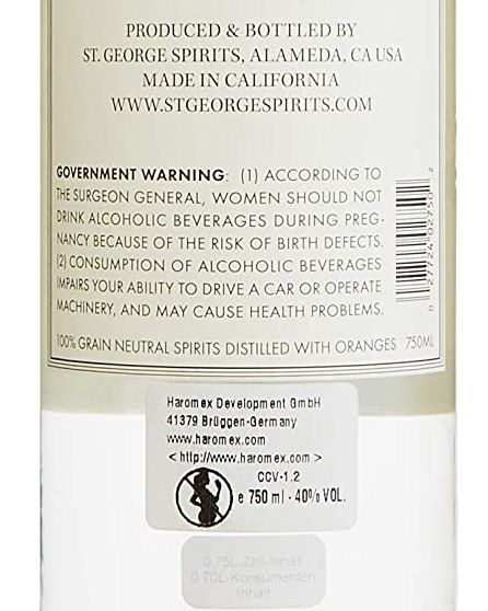 St. George California Citrus Vodka (0,75l) für 23,42€ (statt 37€)