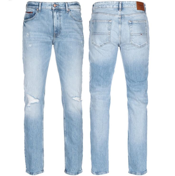 Tommy Jeans Straight Fit mit Destroyed-Effekt für 39,99€ (statt 72€) &#8211; Restgrößen