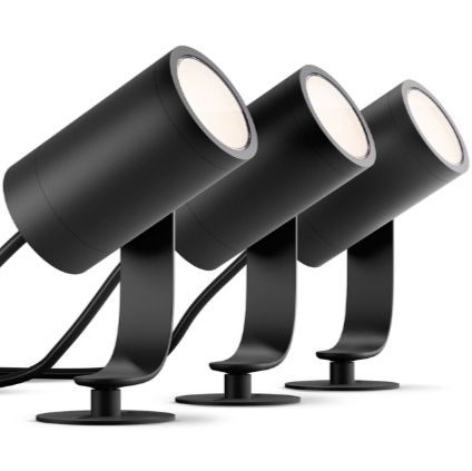 💡 3er Set Philips Hue LED Gartenspots in Schwarz für 205,87€ (statt 245€)