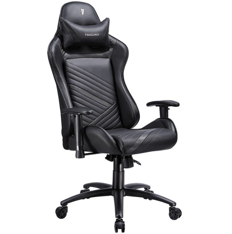 TESORO Zone Speed Gaming Chair Gaming Stuhl in Schwarz für 88€ (statt 160€)