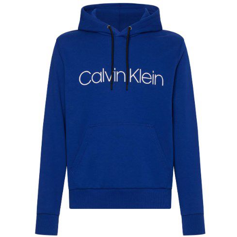 Calvin Klein Hoodie mit Logo Print in Blau für 38,24€ (statt 60€) S bis L