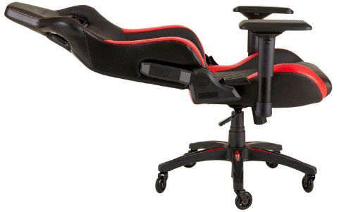 Corsair T1 Race Racing Gaming Stuhl aus Kunstleder in Rot oder Blau ab 199€ (statt 298€)