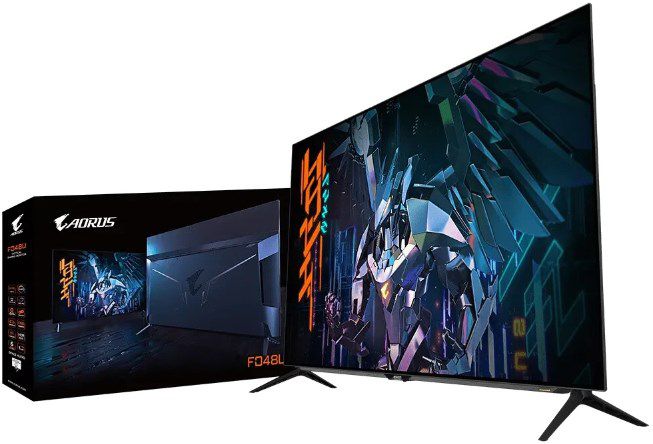 GIGABYTE AORUS FO48U 47,5 Zoll OLED UHD Monitor mit 120Hz für 764€ (statt 847€)