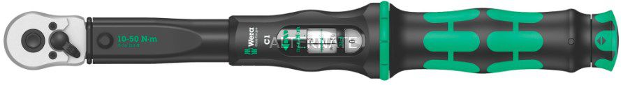 Wera Click Torque C 1 Drehmomentschlüssel mit Umschaltknarre 10Nm bis 50Nm für 104,90€ (statt 118€)