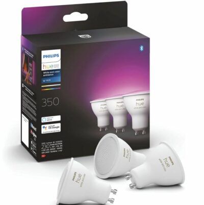 3er Pack Philips GU10 White & Color Ambiance für 104,60€ (statt 124€)