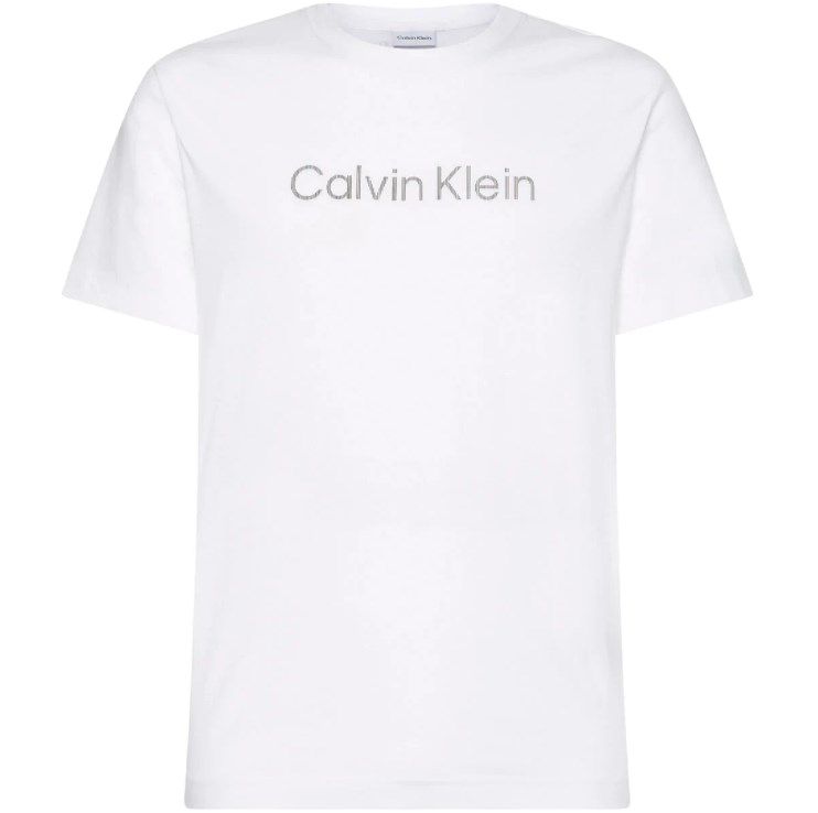 CALVIN KLEIN T Shirt in Weiß mit Schriftzug für 20,64€ (statt 31€)