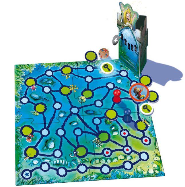 Drei Magier 51400 Reisespiel   Der Verzauberte Turm mit Metalldose für 4,38€ (statt 9€)