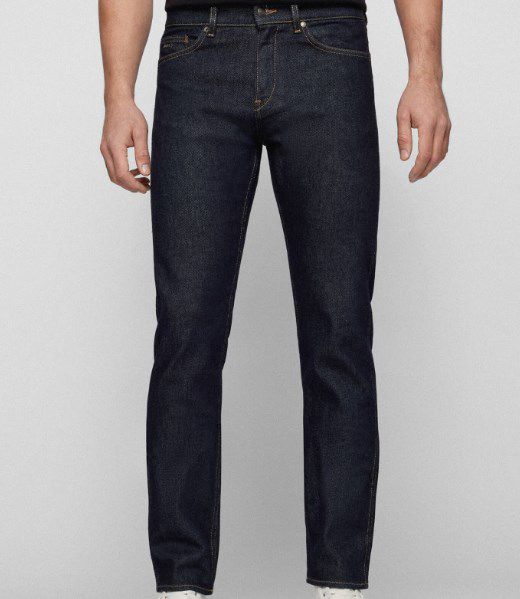BOSS Herren Jeans DELAWARE3 Slim Fit in Navy für 52,94€ (statt 90€)
