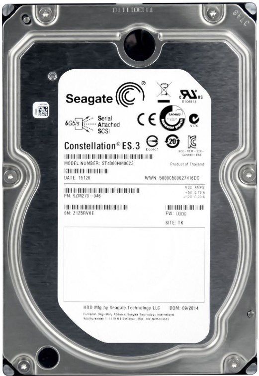 Seagate Constellation ES.3 SAS 2.0 4TB HDD für 64,99€ (statt 94€)