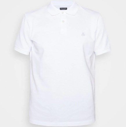 Marc O&#8217;Polo Poloshirt in Weiß und Grün für 39,96€ (statt 50€)