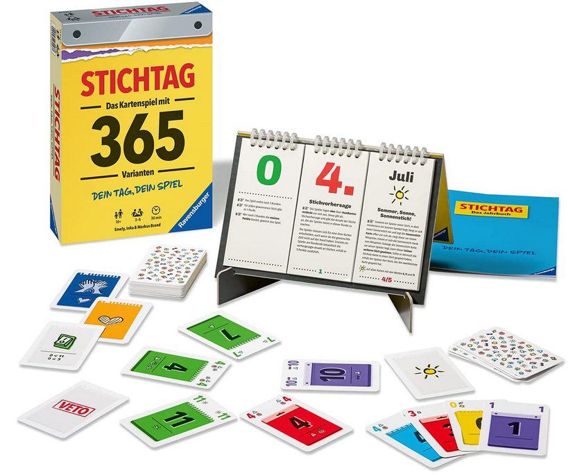 Stichtag – Dein Tag, Dein Spiel – Kartenspiel mit 365 Varianten für 7,46€ (statt 19€)