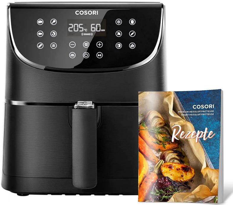 Cosori XL Heißluftfritteuse mit 5,5L, 1.500W inkl. Rezeptbuch für 83,19€ (statt 95€)