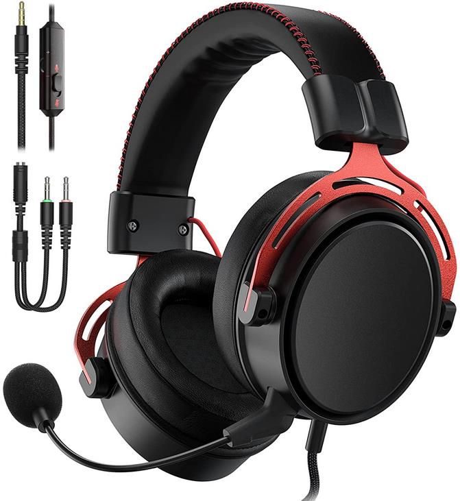 Gaming Headset mit Mikrofon, 7.1 Surround Sound und Noise Cancelling für 9,45€ (statt 16€)   Prime