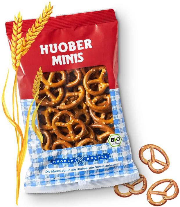 20er Pack Huober Bio Mini Brezel, 40g Beutel ab 8,82€ (statt 11€)   Prime Sparabo