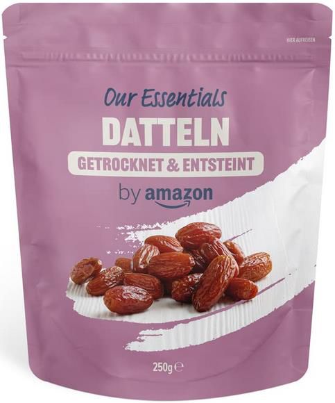 Our Essentials by Amazon Datteln getrocknet & entsteint für 1,99€