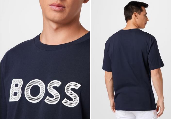 BOSS Teeos Herren T Shirt in Navy für 29,94€ (statt 42€)