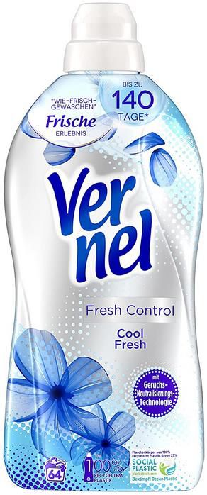 Vernel Fresh Control Cool Fresh Weichspüler, 64WL ab 2,35€ (statt 3€)   Prime Sparabo