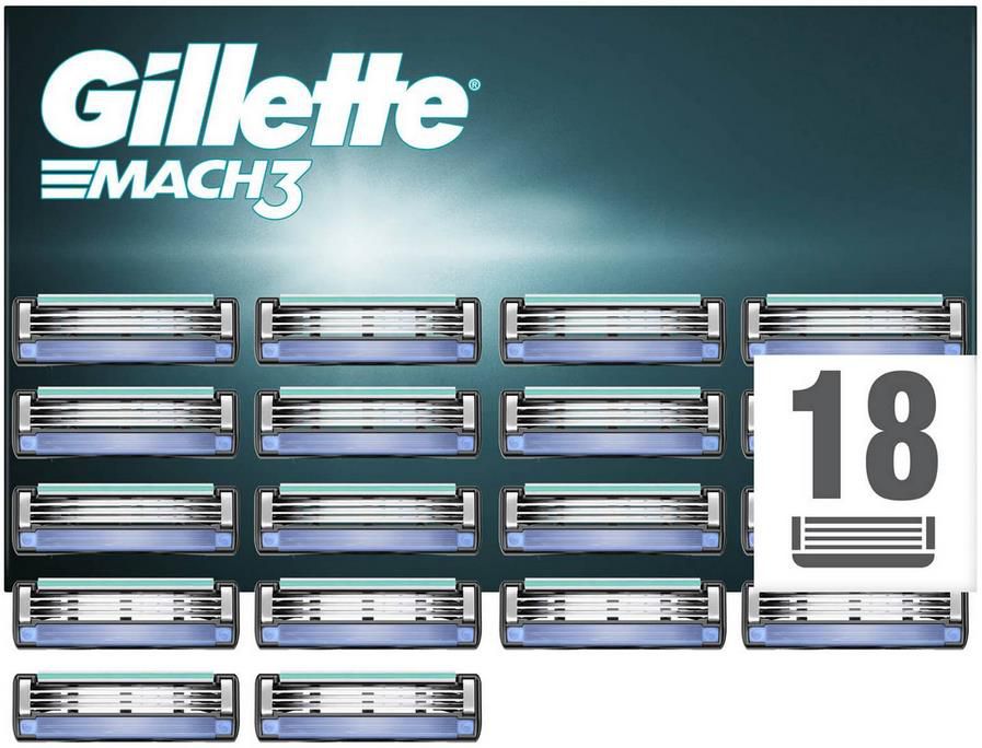 🔥 36x Gillette Mach3 Rasierklingen für 39,06€ (statt 60€)