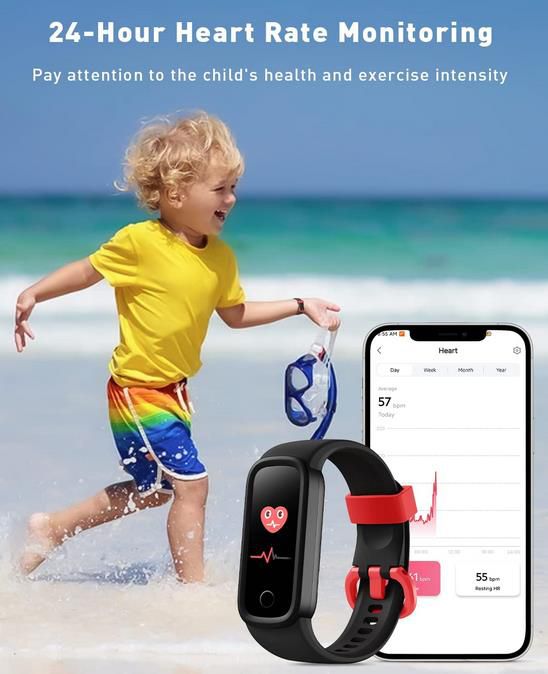 Gydom Smartwatch für Kinder mit 14 Sportmodi & Aktivitätstracker für 19,99€ (statt 40€)