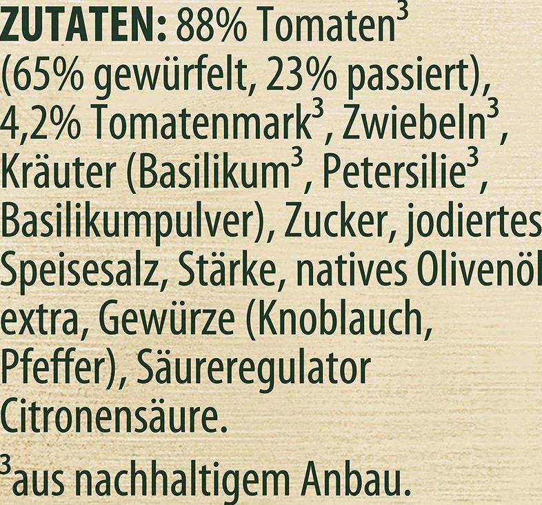 Knorr Tomato al Gusto Tomatensauce Basilikum, 370g ab 1,27€   Prime Sparabo