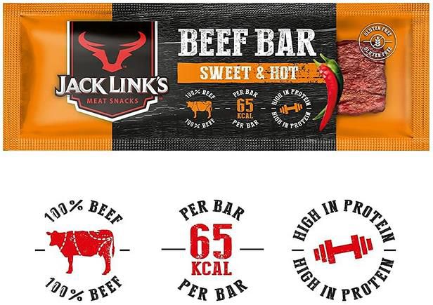 14er Pack Jack Links Beef Bar Sweet & Hot ab 18,78€ (statt 25€)   Prime Sparabo