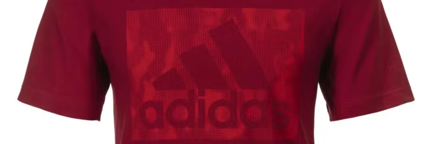 adidas M Bos G T Heren T Shirt in Rot für 11,63€ (statt 20€) L u. XL