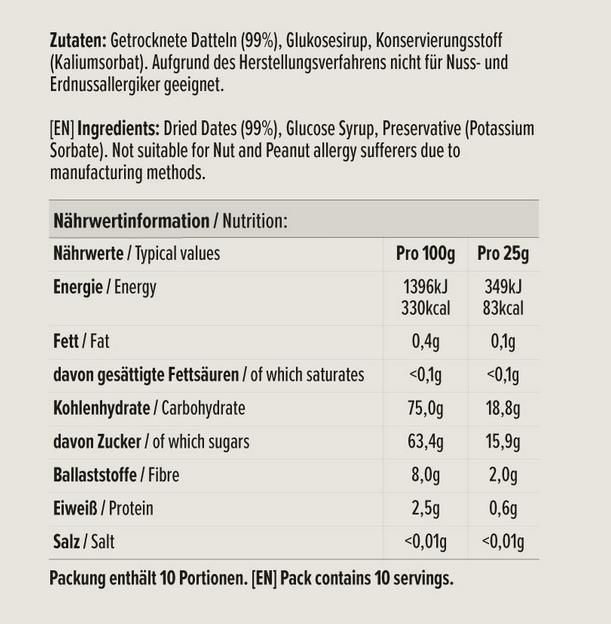 Our Essentials by Amazon Datteln getrocknet & entsteint für 1,99€