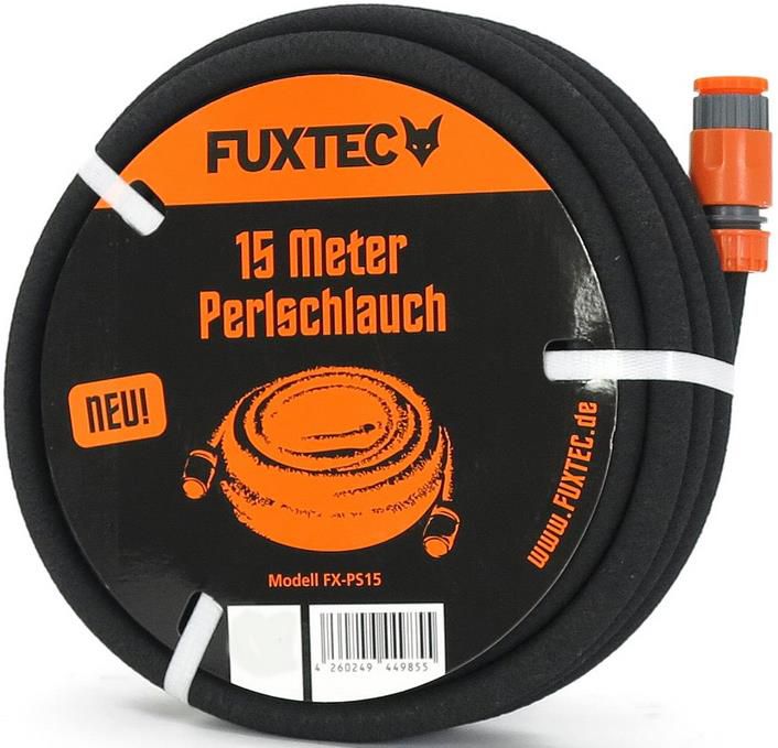 Fuxtec Perlschlauch mit großem Zubehör Set in 15m für 15,40€ (statt 28€)