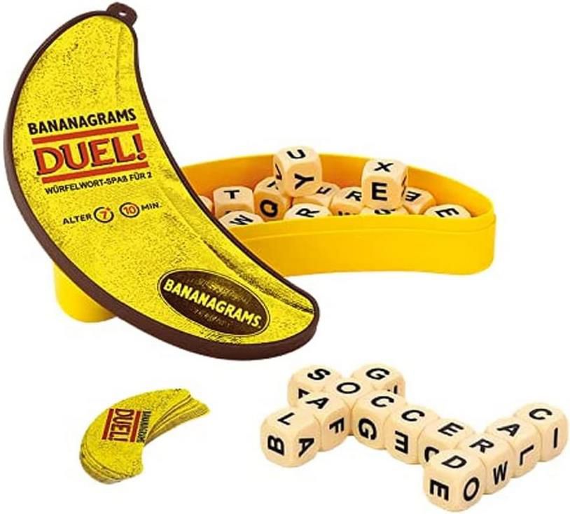 Asmodee Bananagrams Duel, Familien Wortspiel für 5€ (statt 11€)   Prime