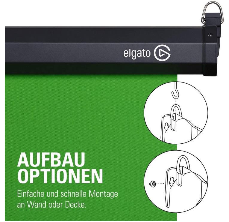 Elgato Green Screen MT Chroma Key Panel, 200 x 180 cm für 99,99€ (statt 145€)