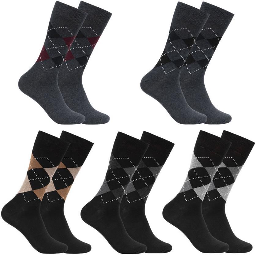 5 Paar SportSpar Musterschwiegersohn Argyle Socken ab 2,77€ zzgl. Versand