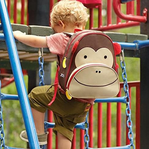 Skip Hop Zoo Affe Marshall Kleinkind Rucksack mit Namensschild für 14,95€ (statt 23€)   Prime