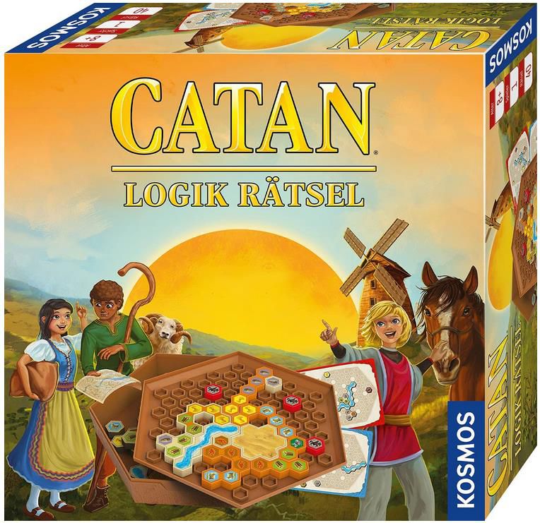 Kosmos Catan Logik Rätsel mit 40 Aufgaben für 20,30€ (statt 26€)   Prime