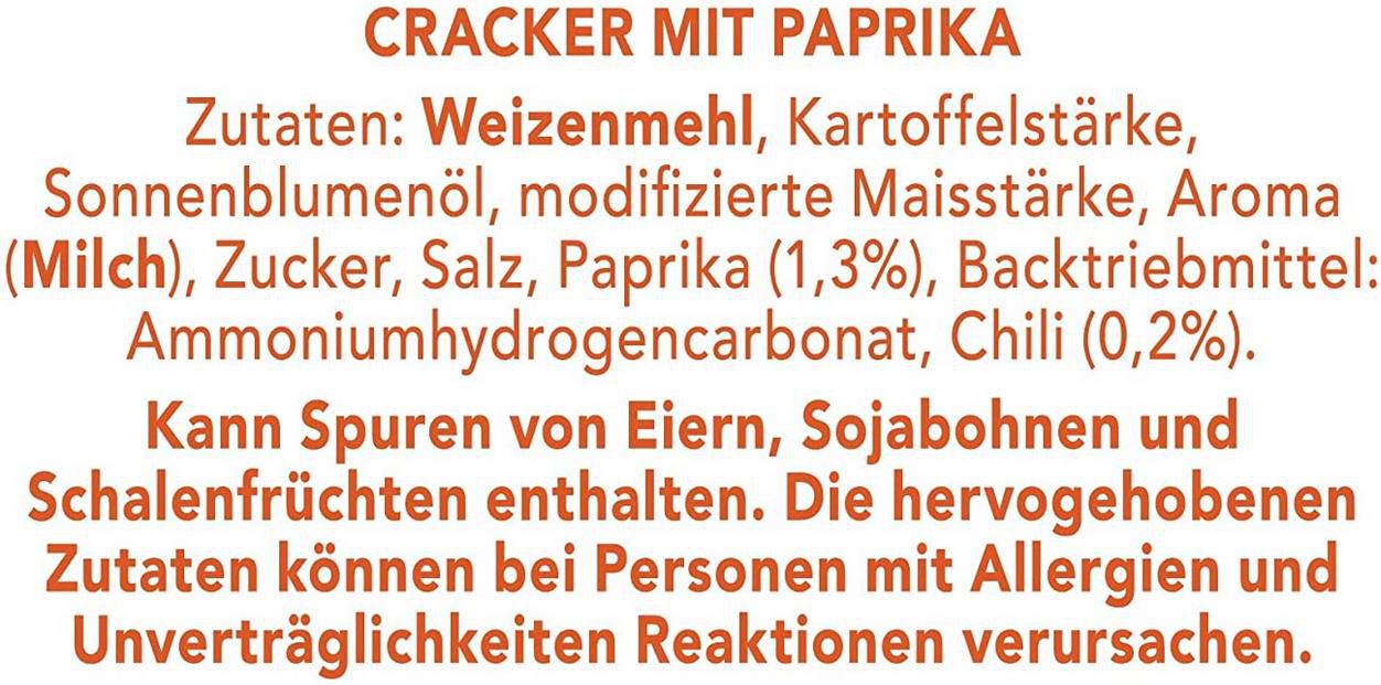 5er Pack Wasa Tasty Snacks Cracker Paprika, 150g ab 7,95€ (statt 10€)   Prime Sparabo