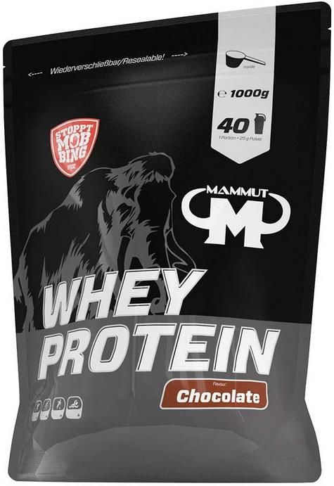 1Kg Mammut Nutrition Whey Protein Chocolate ab 14,52€ (statt 25€)   Prime Sparabo