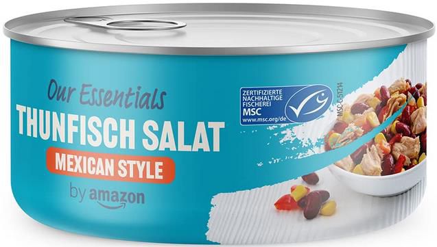 4x Our Essentials Thunfischsalat Mexikanische Art, 250g ab 6,88€ (statt 9€)   Prime Sparabo