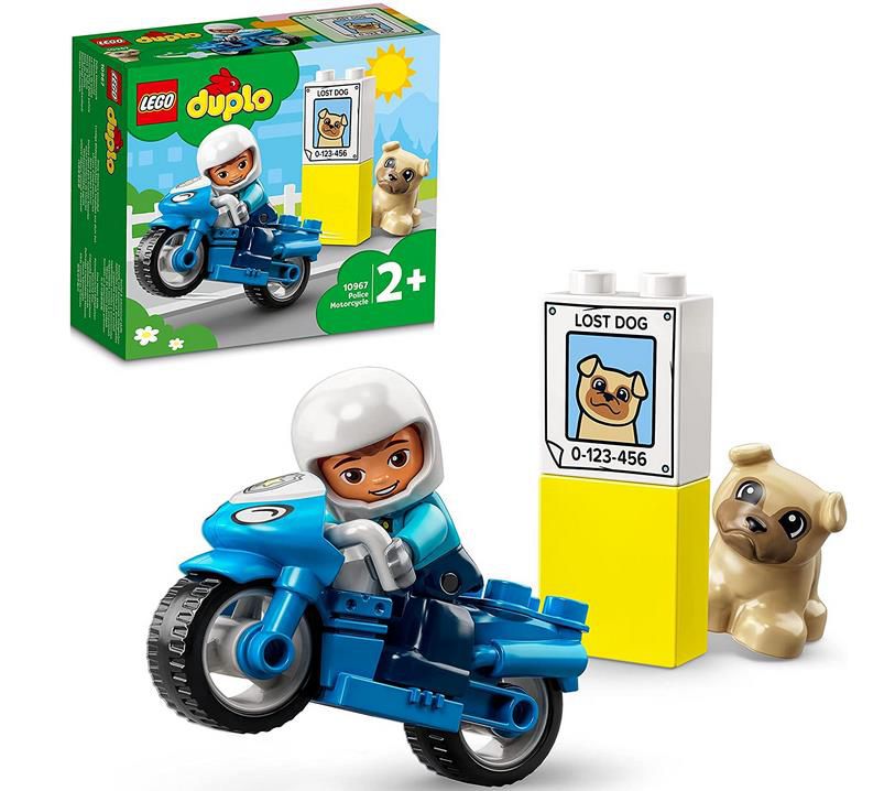 LEGO Duplo 10967 Polizeimotorrad mit 2 Figuren für 4,94€ (statt 8€) &#8211; Prime