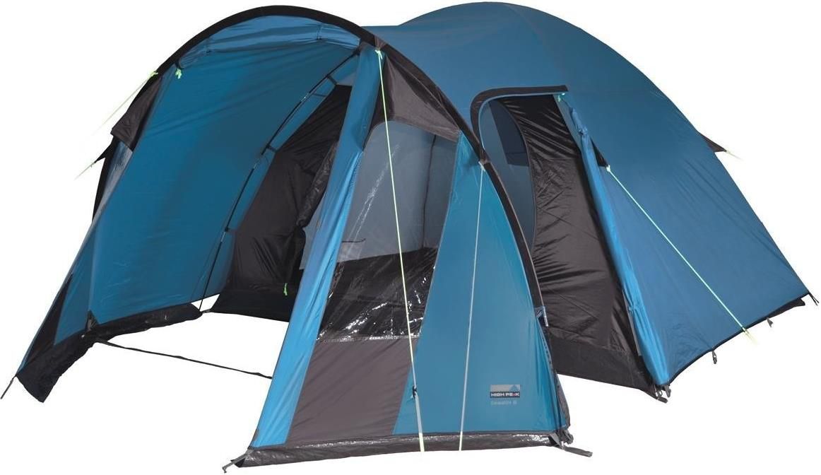 High Peak Tessin 5 Kuppeltzelt mit 2 Eingängen und 4qm Raum für 89,99€ (statt 200€)