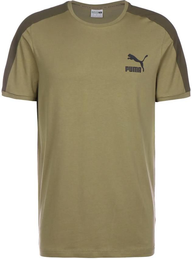 Puma Iconic T7 Herren T Shirt in oliv für 22,92€ (statt 27€)