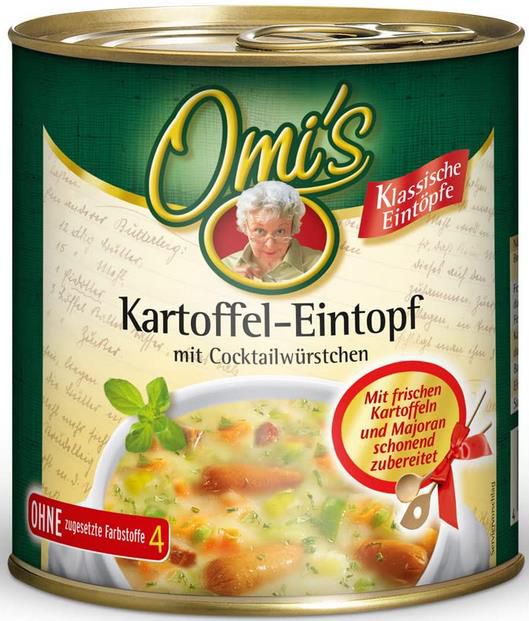 6x Buss Omi’s Kartoffeltopf mit Speck & Würstchen, 800 g ab 13,74€ (statt 18€)