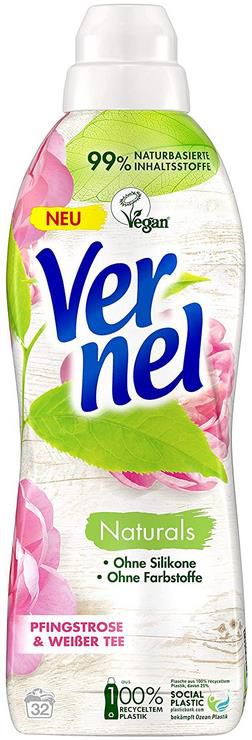 Vernel Naturals Weichspüler Pfingstrose und Weißer Tee (32 WL) ab 1,19€